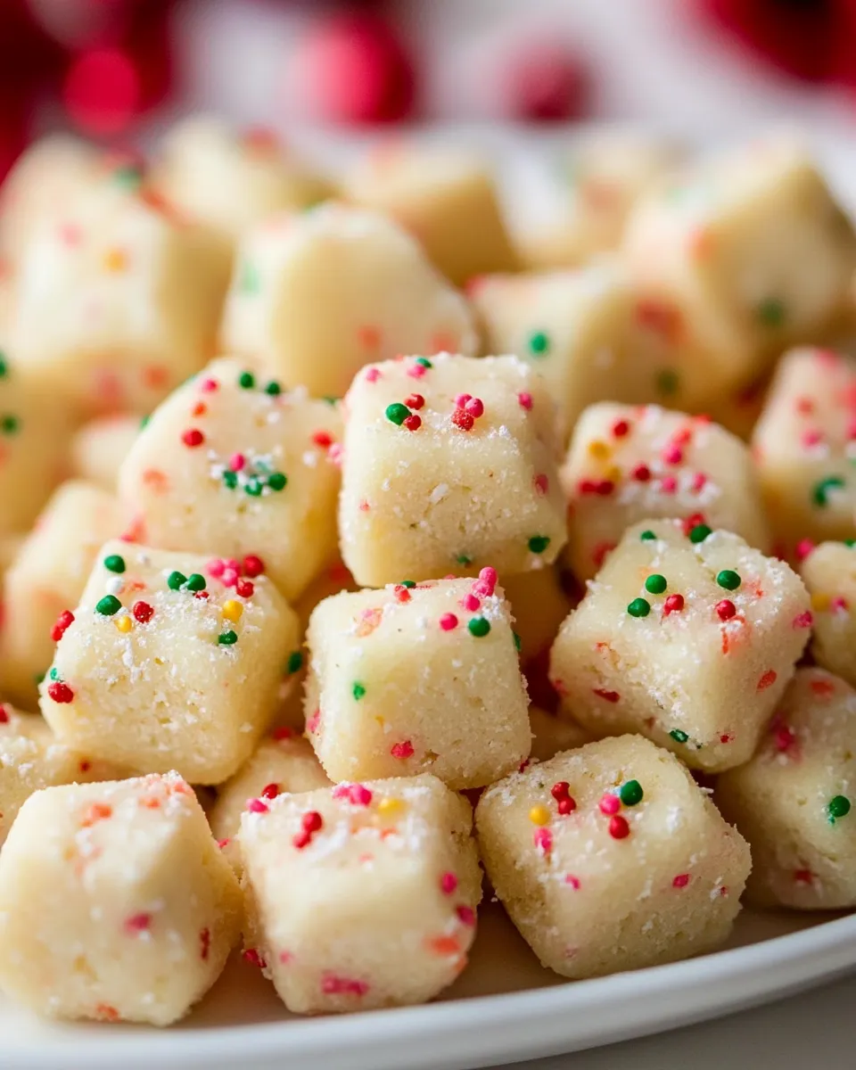 Classic Funfetti Shortbread Bites recipe photo