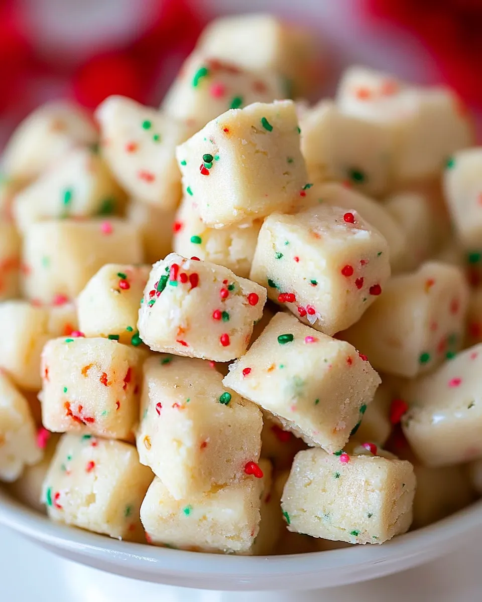 Quick Funfetti Shortbread Bites dish photo