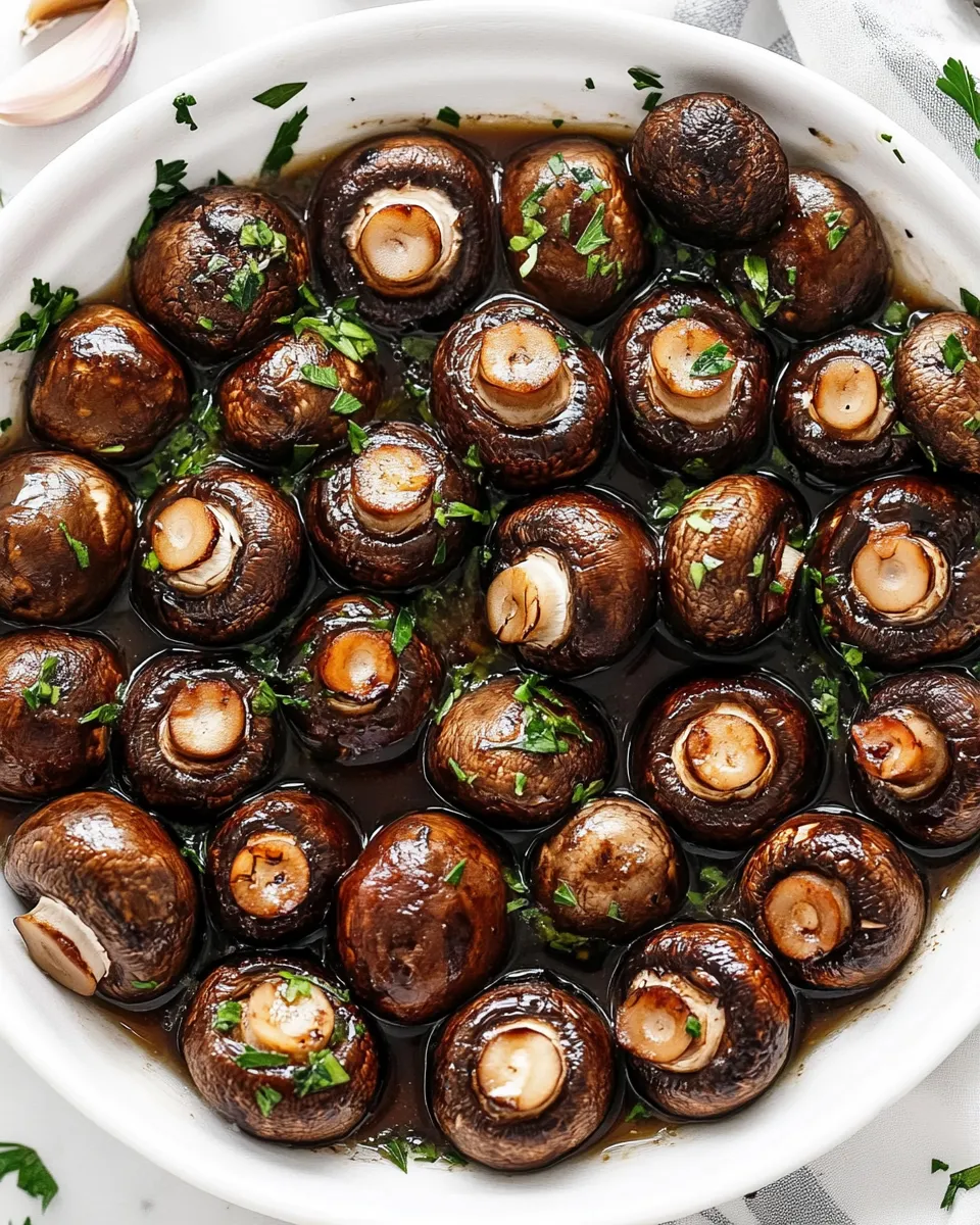 Easy Garlic Balsamic Mushrooms photo