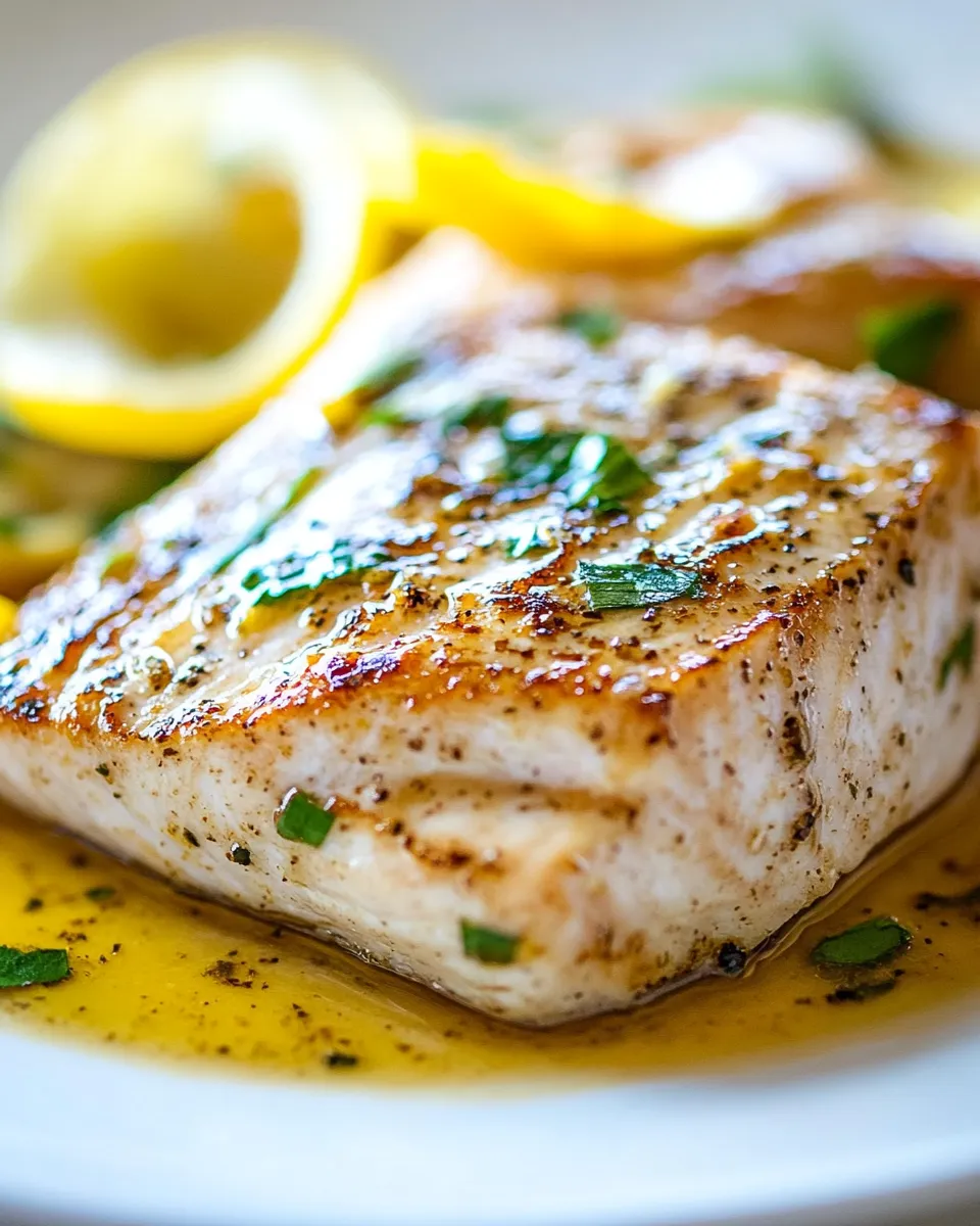 Savory Garlic Butter Mahi Mahi shot