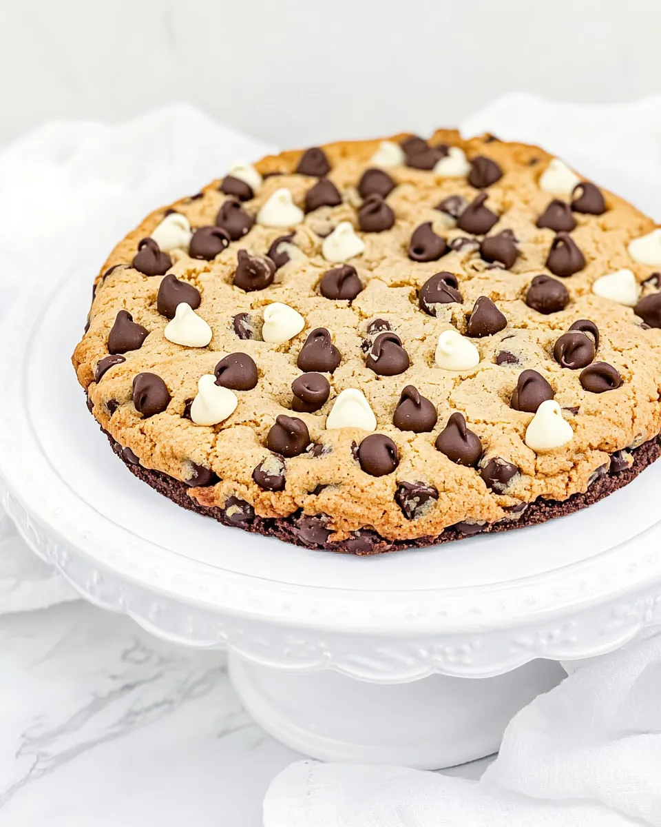 Homemade Giant Chocolate Chip Cookie photo