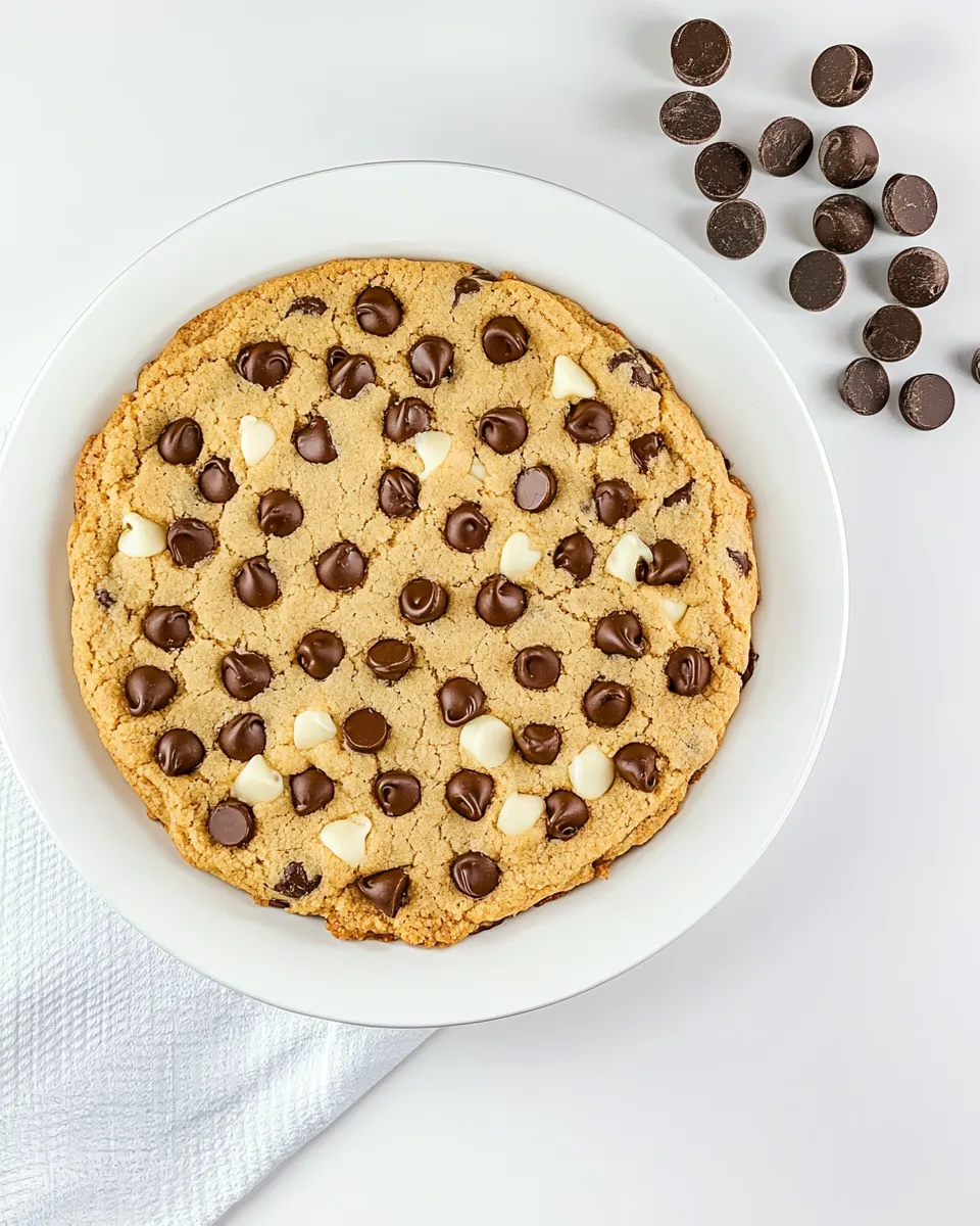 Easy Giant Chocolate Chip Cookie recipe photo