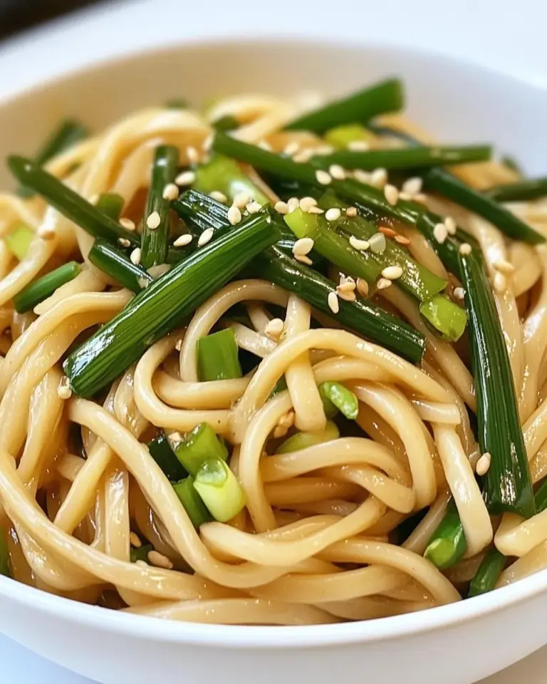 Homemade Ginger Scallion Noodles recipe photo