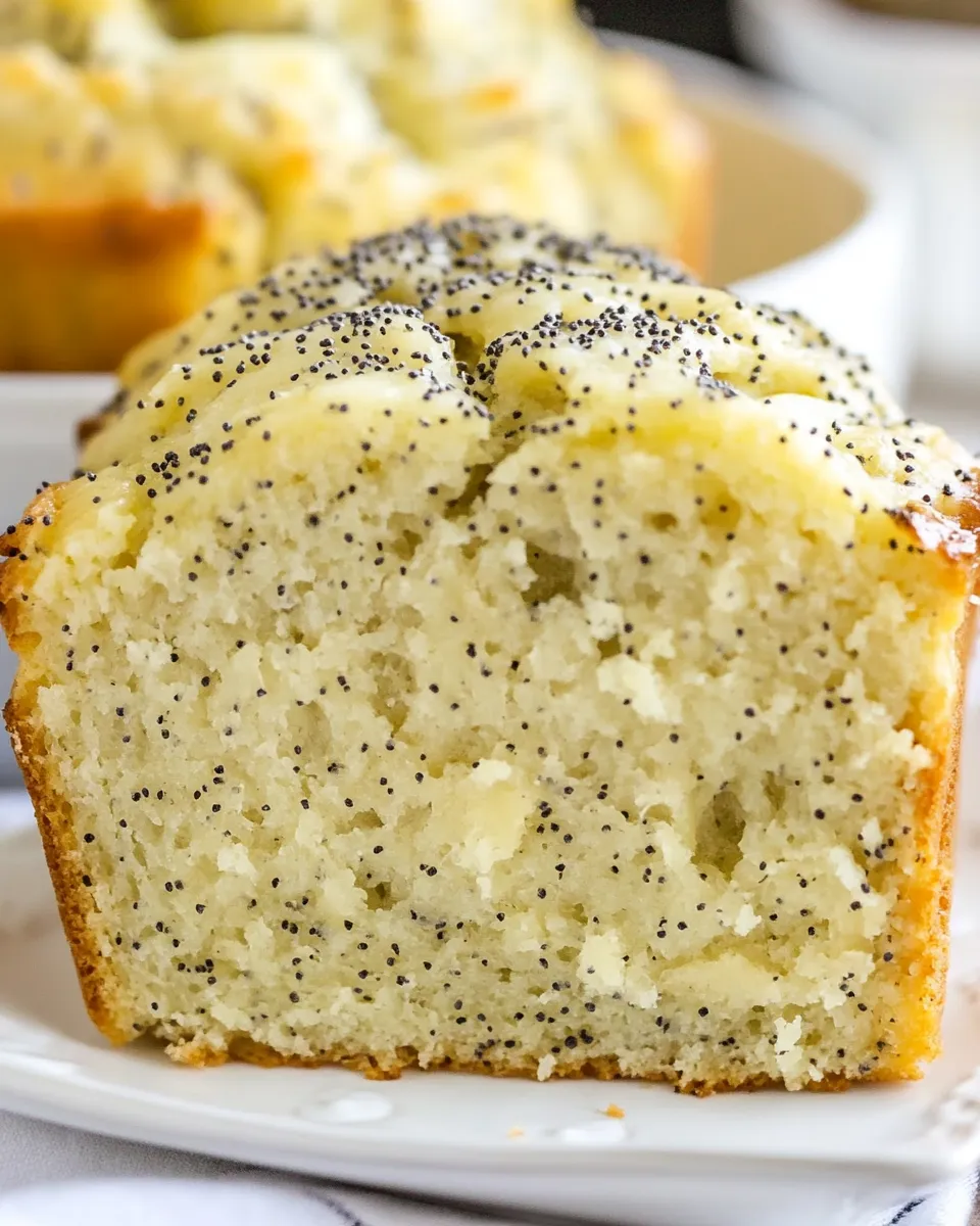 Easy Glazed Poppy Seed Bread recipe photo