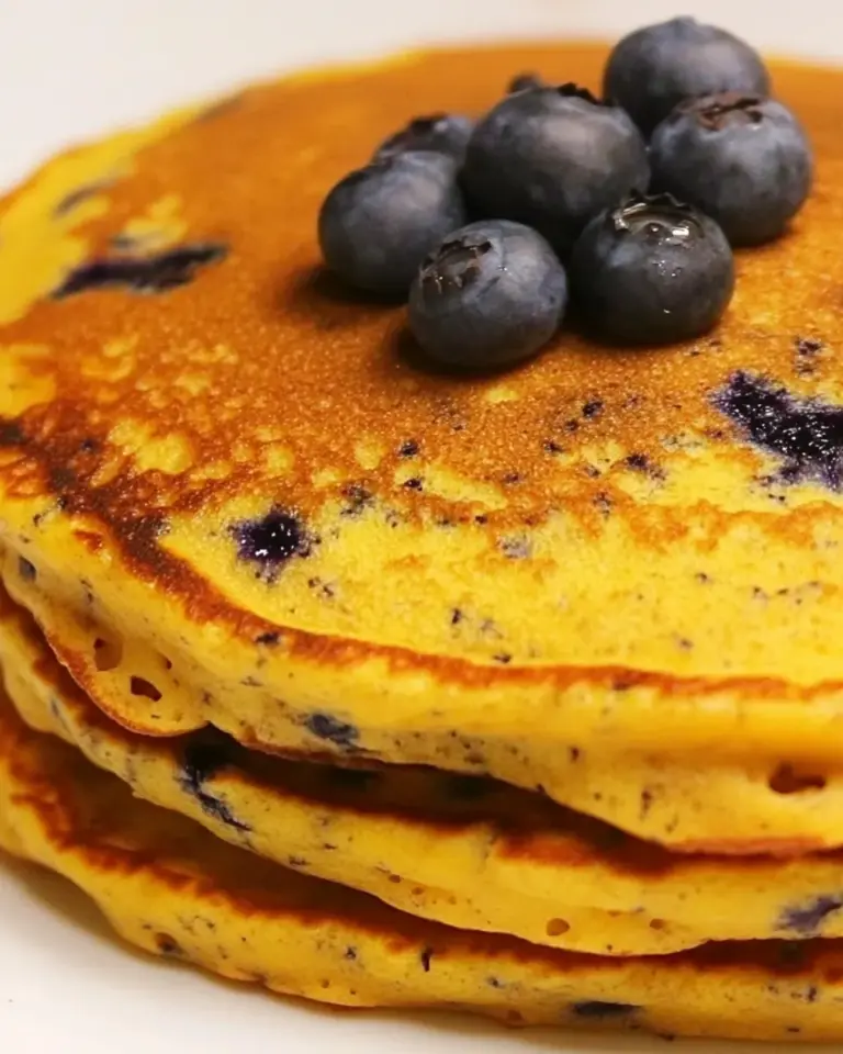 Homemade Gluten-Free Blueberry Pancakes photo