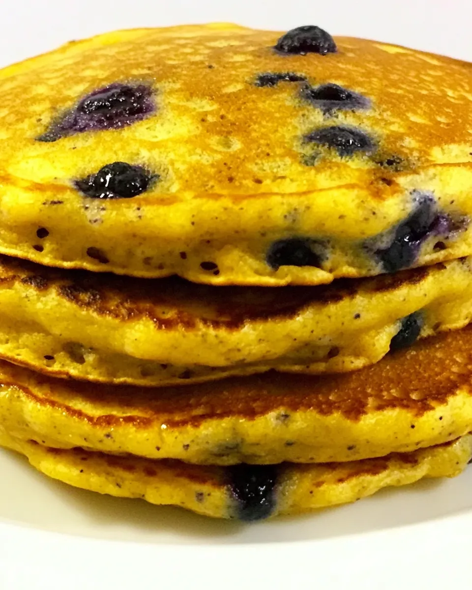 Classic Gluten-Free Blueberry Pancakes image
