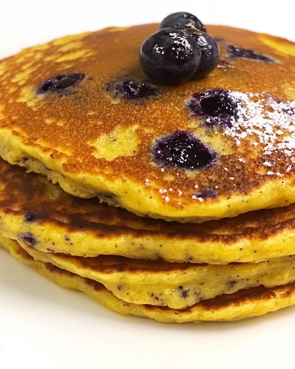 Easy Gluten-Free Blueberry Pancakes recipe photo