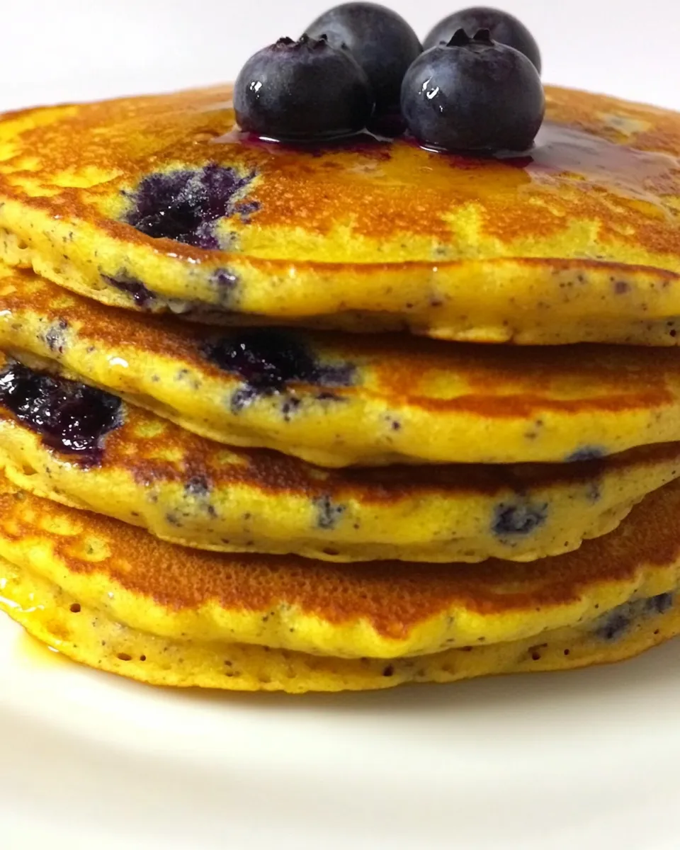 Delicious Gluten-Free Blueberry Pancakes shot