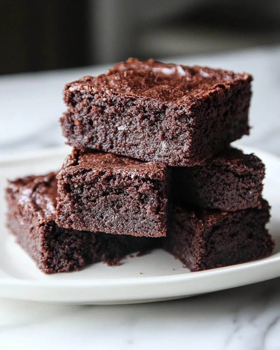 Easy Gluten Free Brown Rice Flour Brownies recipe photo