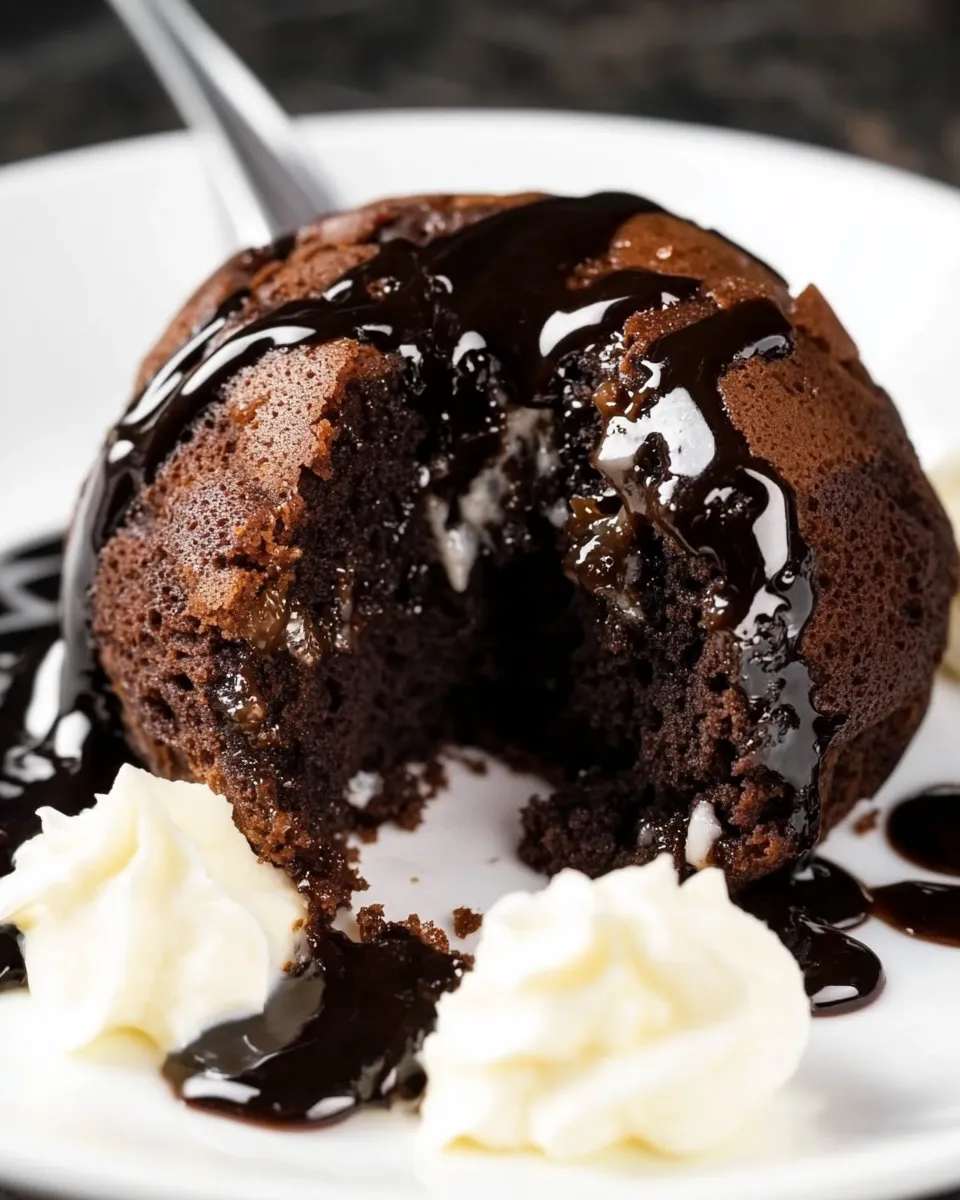 Delicious Gluten Free Lava Cake shot