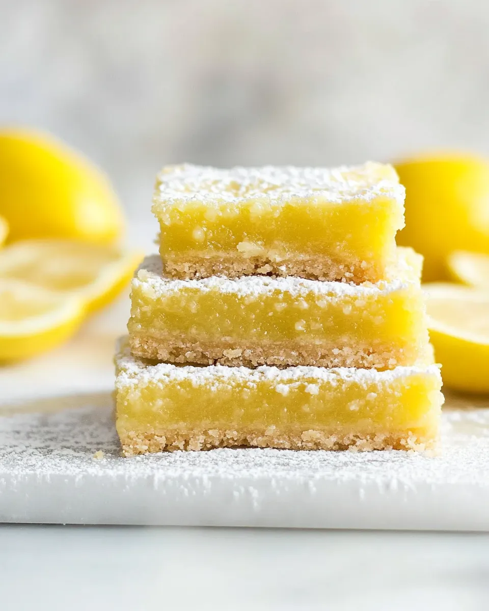 Homemade Gluten Free Lemon Bars photo