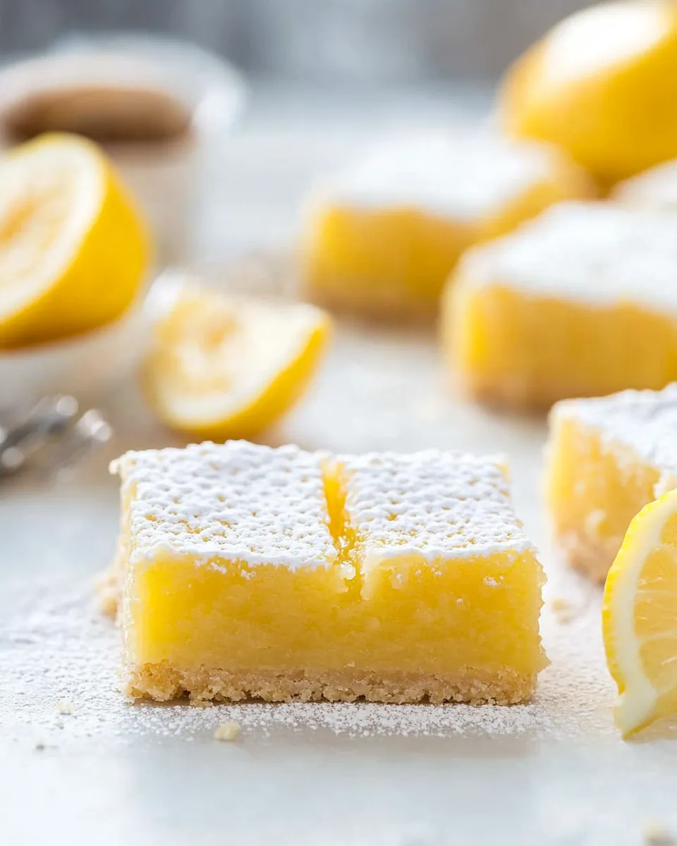 Classic Gluten Free Lemon Bars image