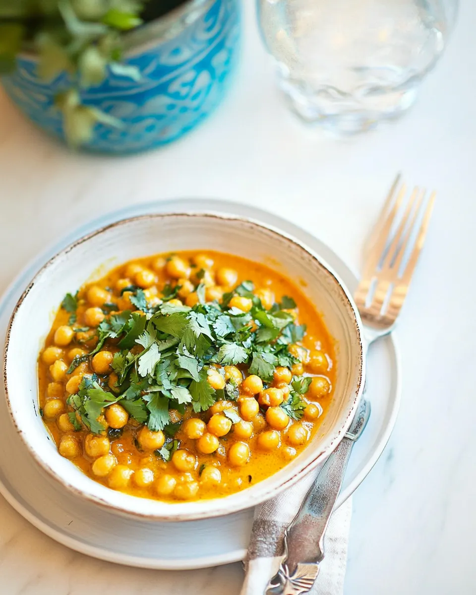 Classic Golden Chana Masala dish photo