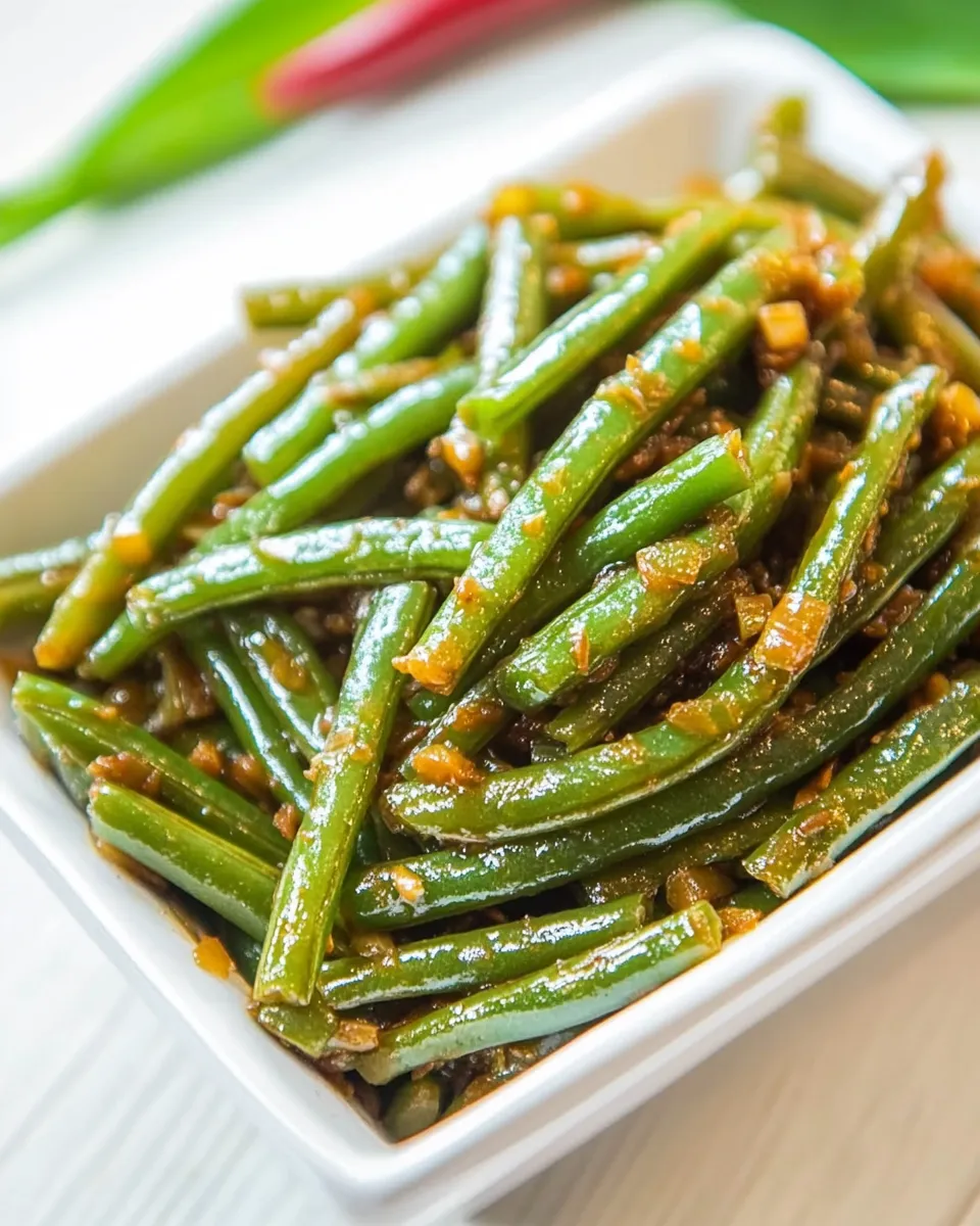 Healthy Green Bean Stir-Fry recipe photo