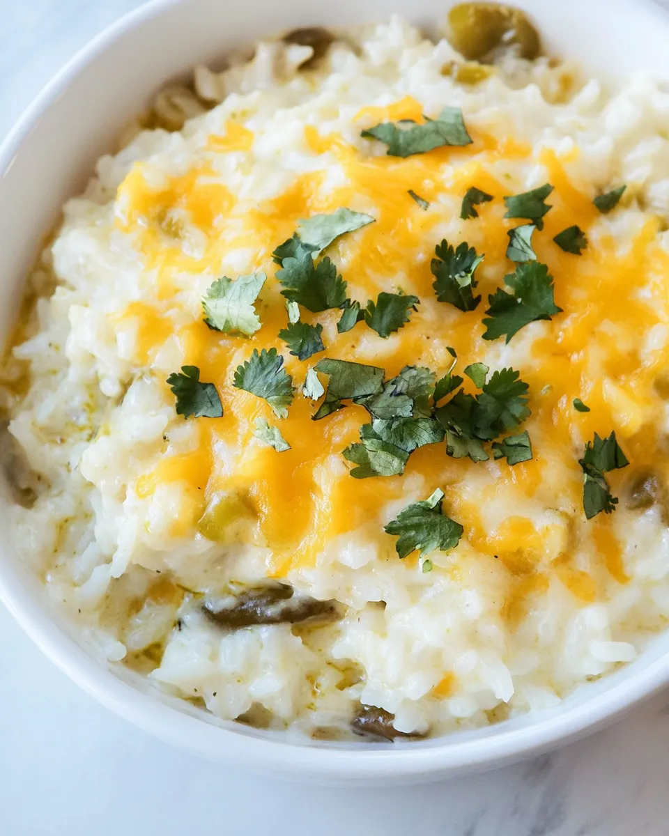 Easy Green Chile Rice recipe photo