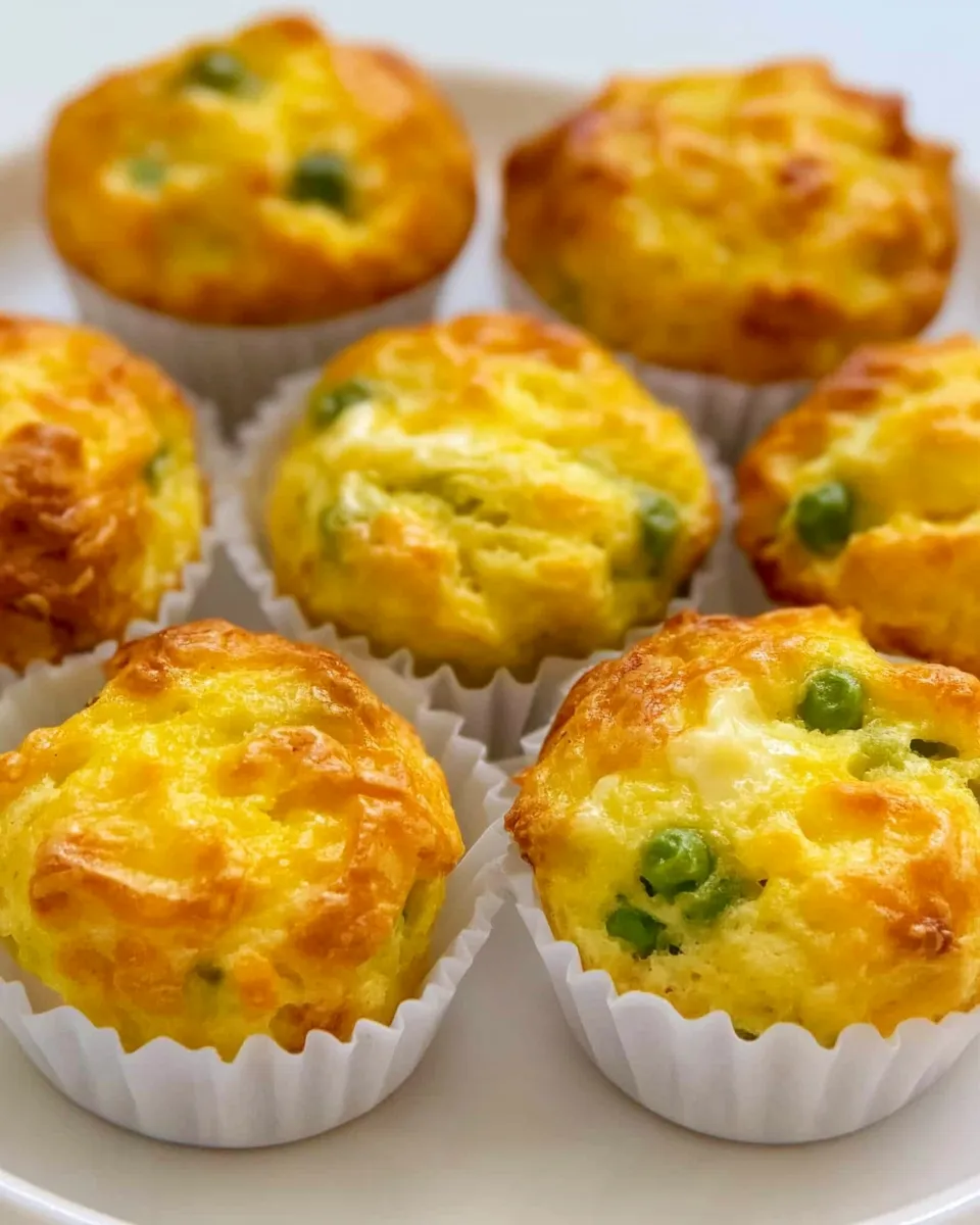 Quick Green Chile and Cheese Egg Muffins food shot