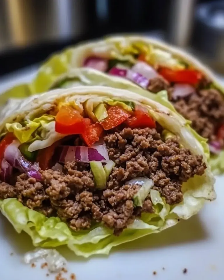 Homemade Ground Beef Lettuce Wraps photo