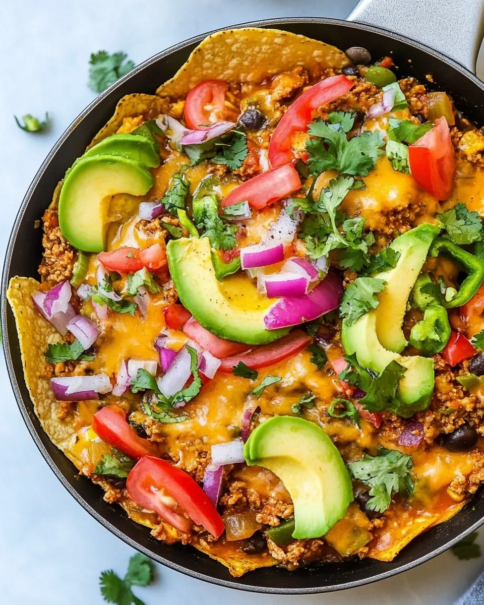 Healthy Ground Turkey Taco Skillet recipe photo