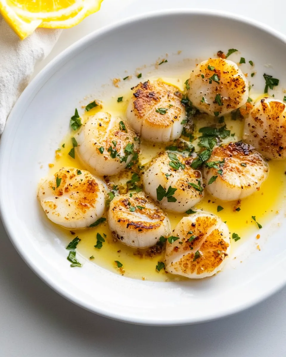 Easy Healthy Baked Scallops recipe photo
