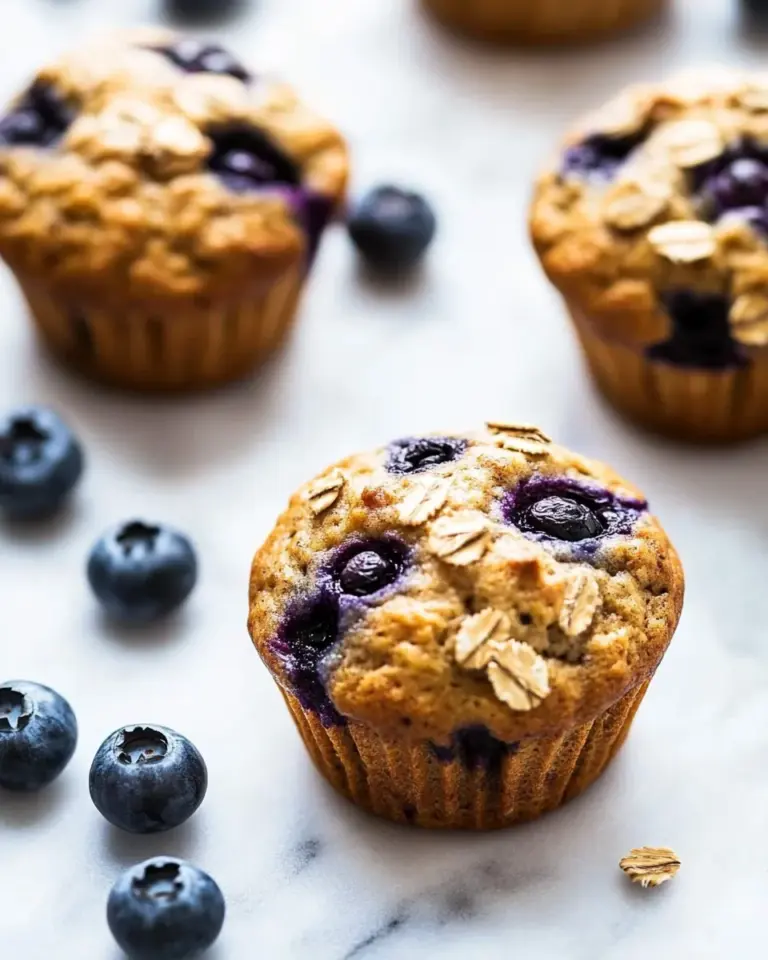 Homemade Healthy Blueberry Muffins photo