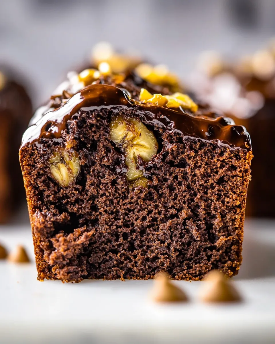 Easy Healthy Chocolate Banana Bread recipe photo