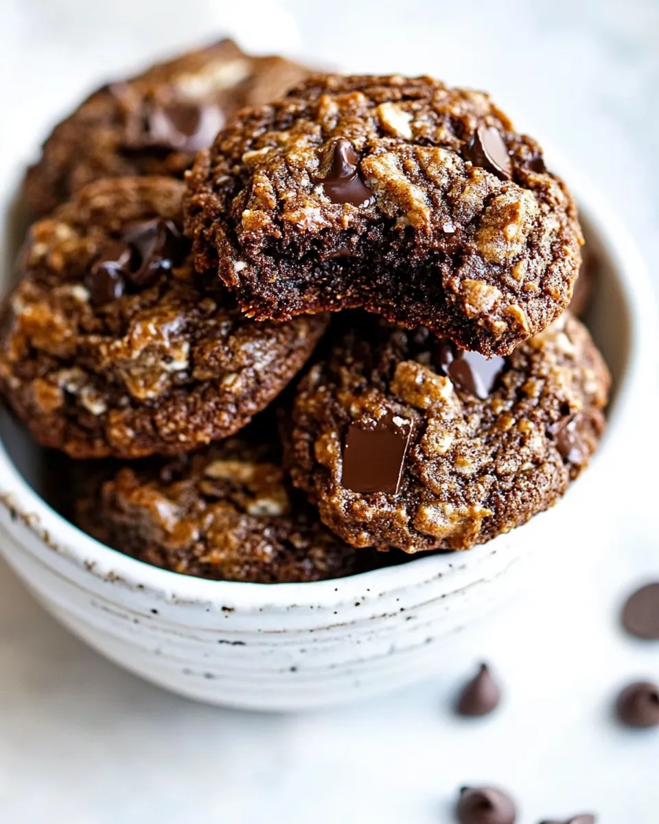 Homemade Healthy Chocolate Cookies photo