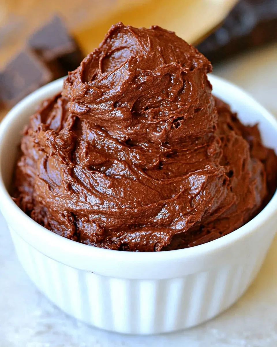 Classic Healthy Chocolate Frosting image