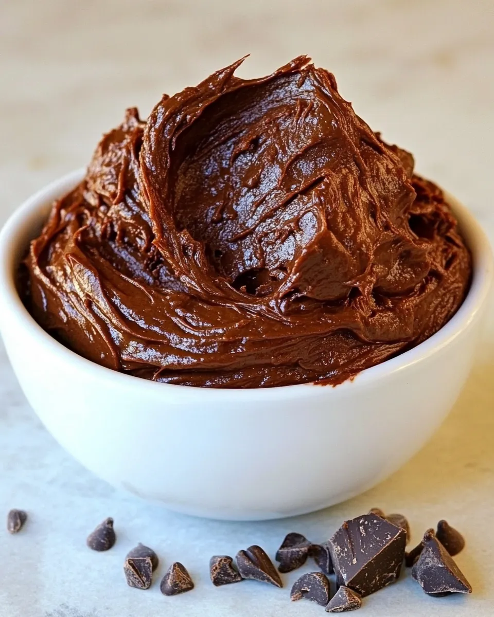 Easy Healthy Chocolate Frosting recipe photo