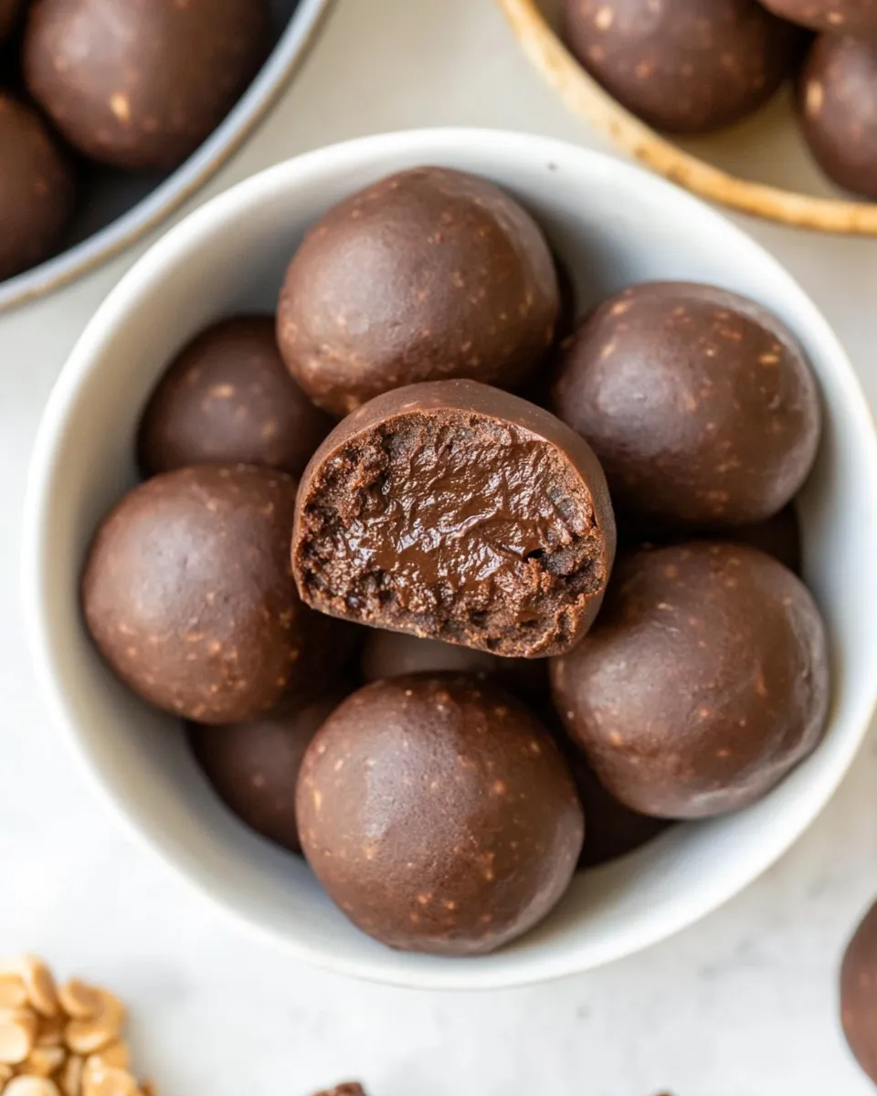 Classic Healthy Chocolate Snack Balls image