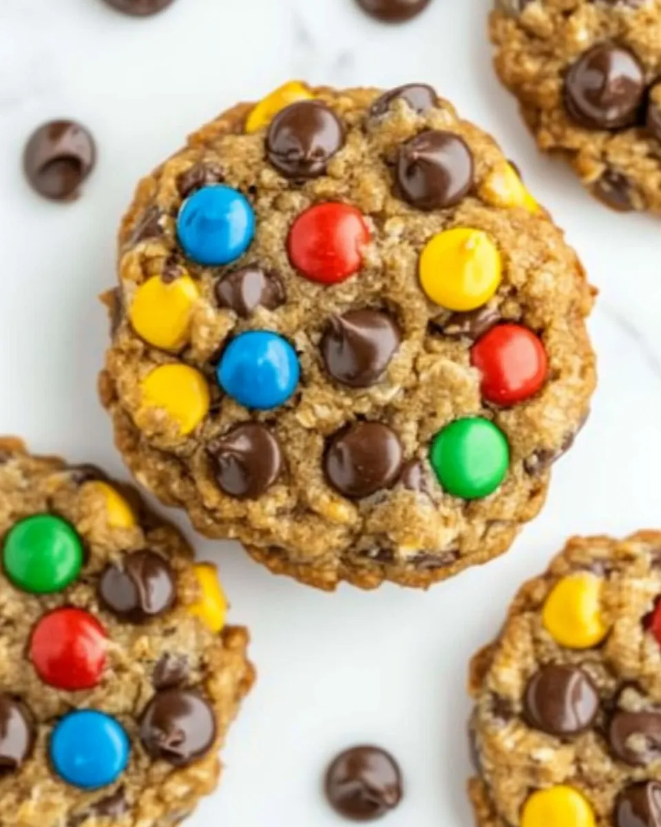 Easy Healthy Monster Cookies recipe photo