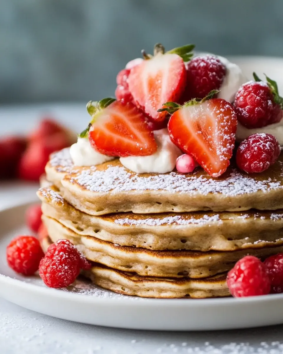 Easy Healthy Pancake Recipe shot