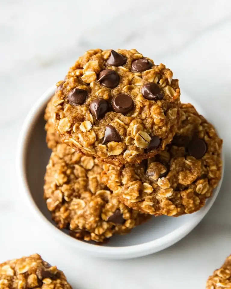 Homemade Healthy Peanut Butter Oatmeal Cookies photo