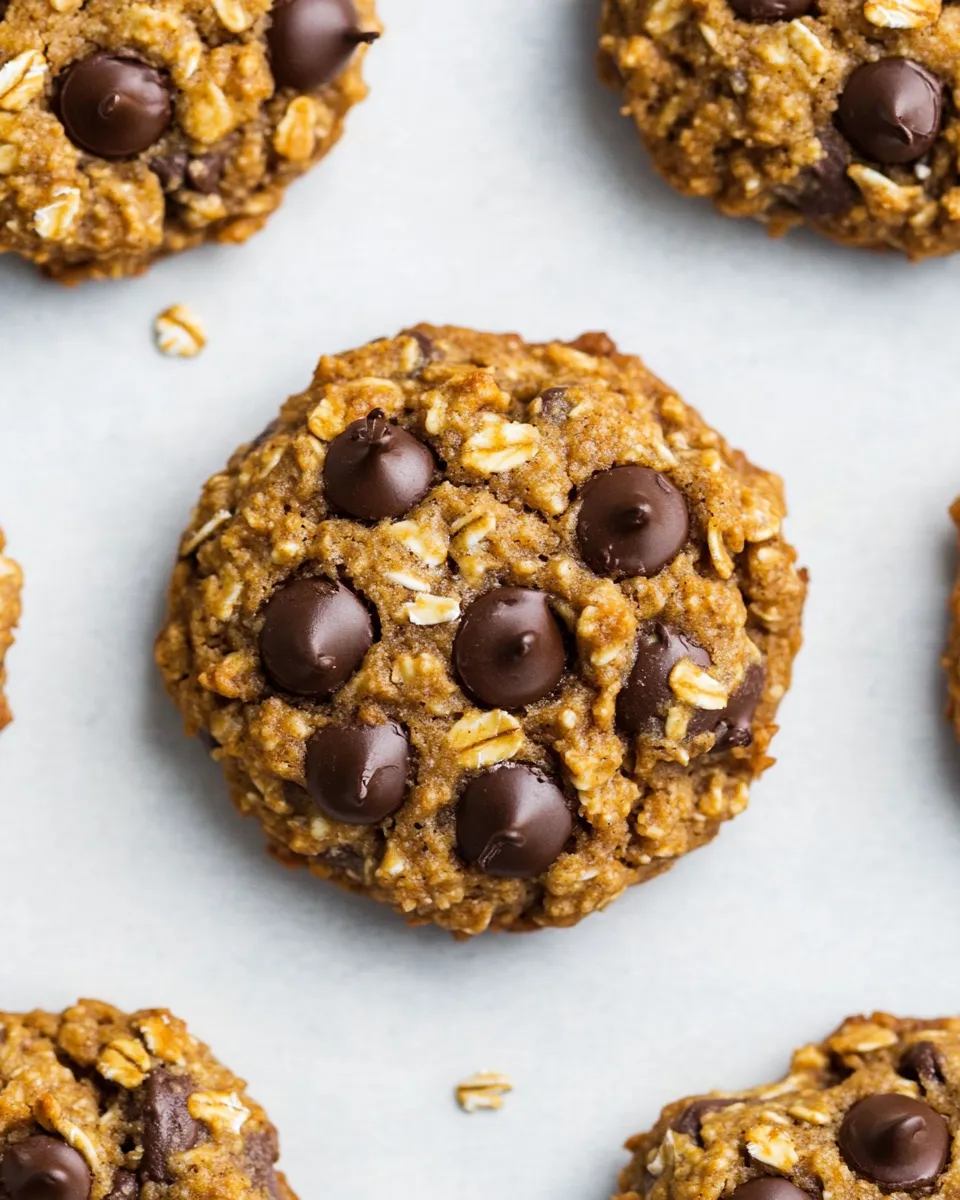 Delicious Healthy Peanut Butter Oatmeal Cookies image
