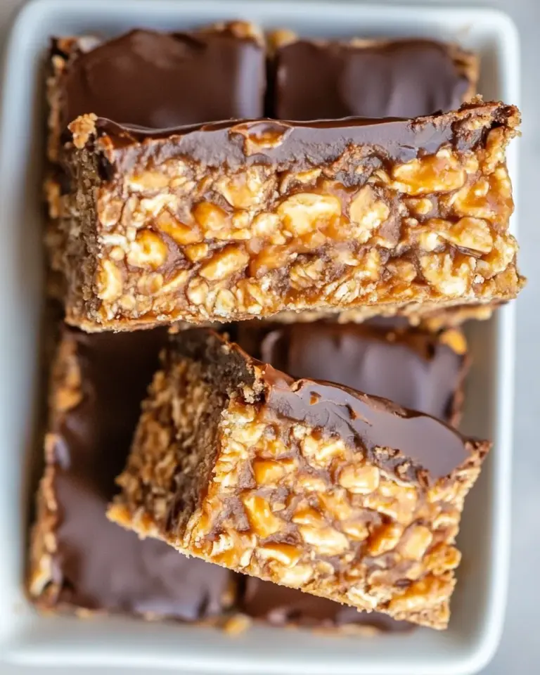 Homemade Healthy Scotcheroos (No Corn Syrup!) recipe photo