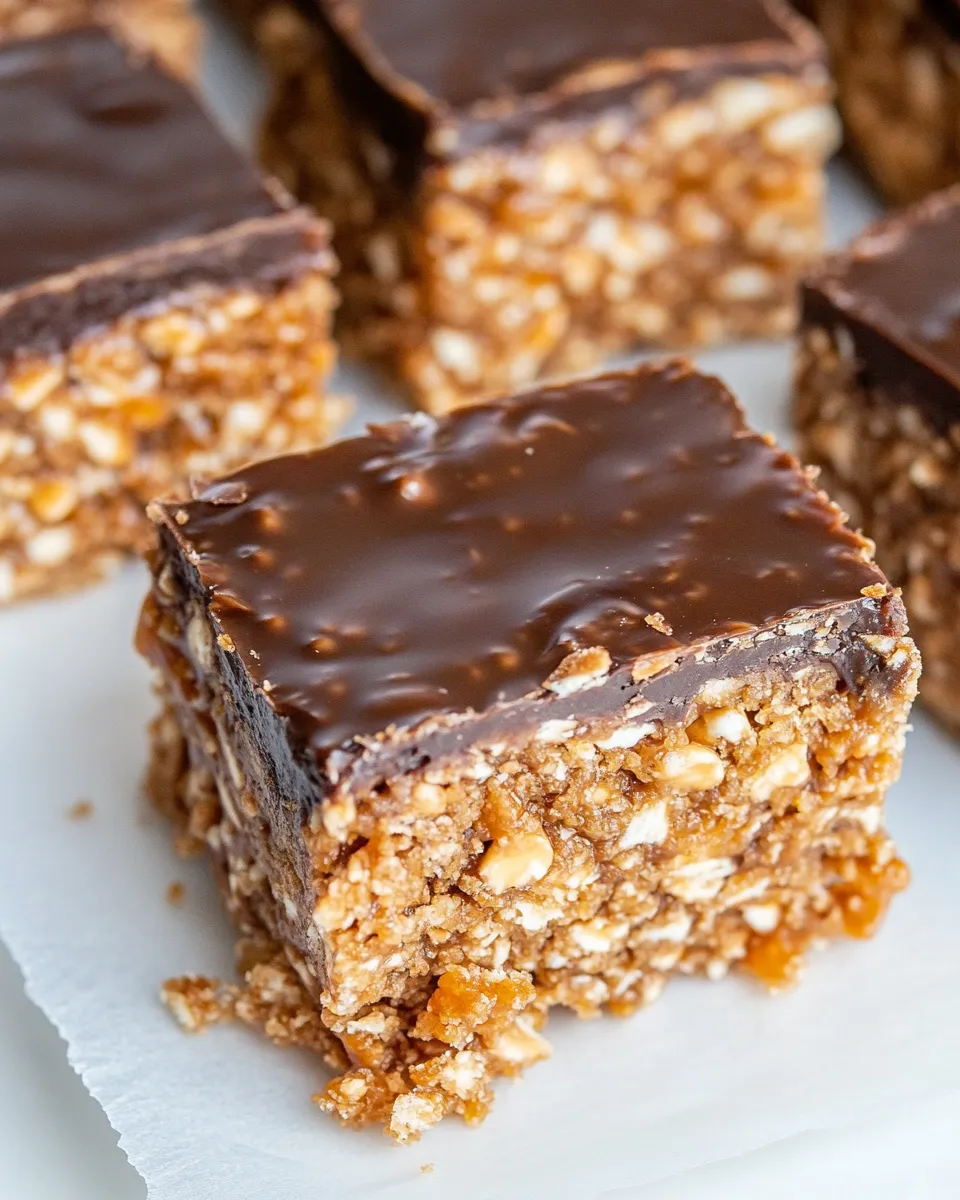 Classic Healthy Scotcheroos (No Corn Syrup!) dish photo