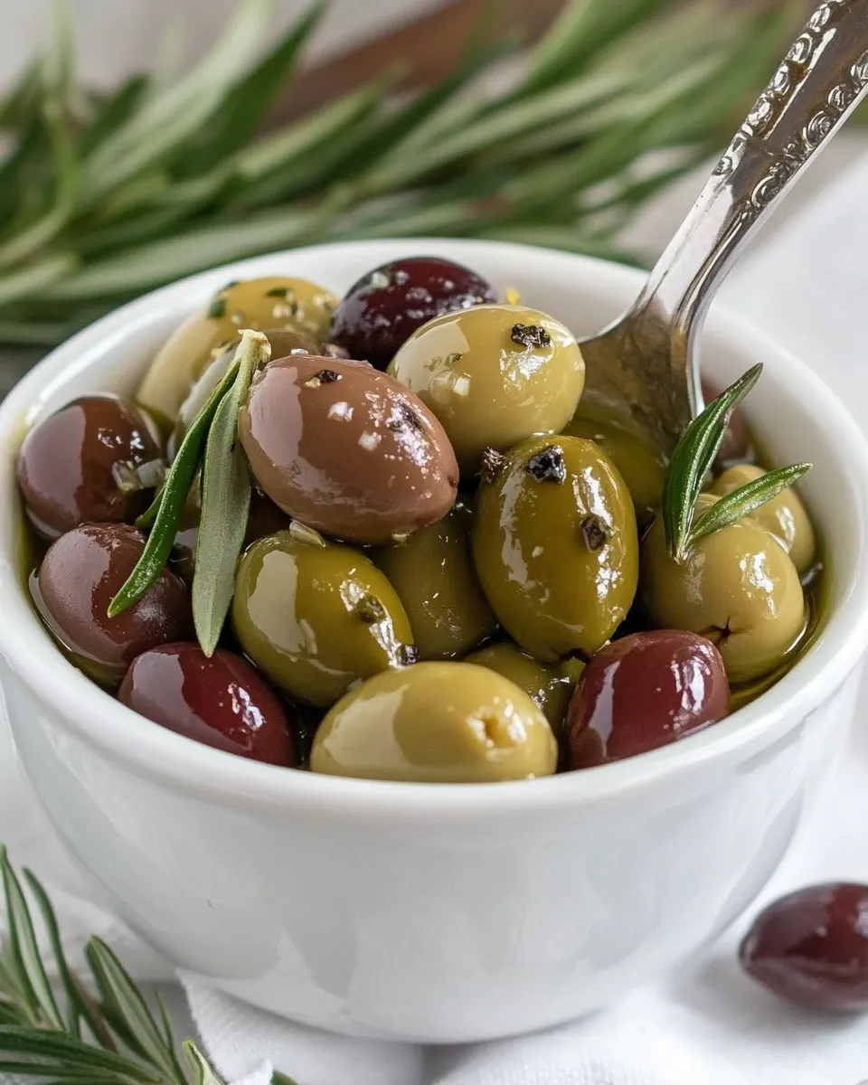 Homemade Herbed Olives photo