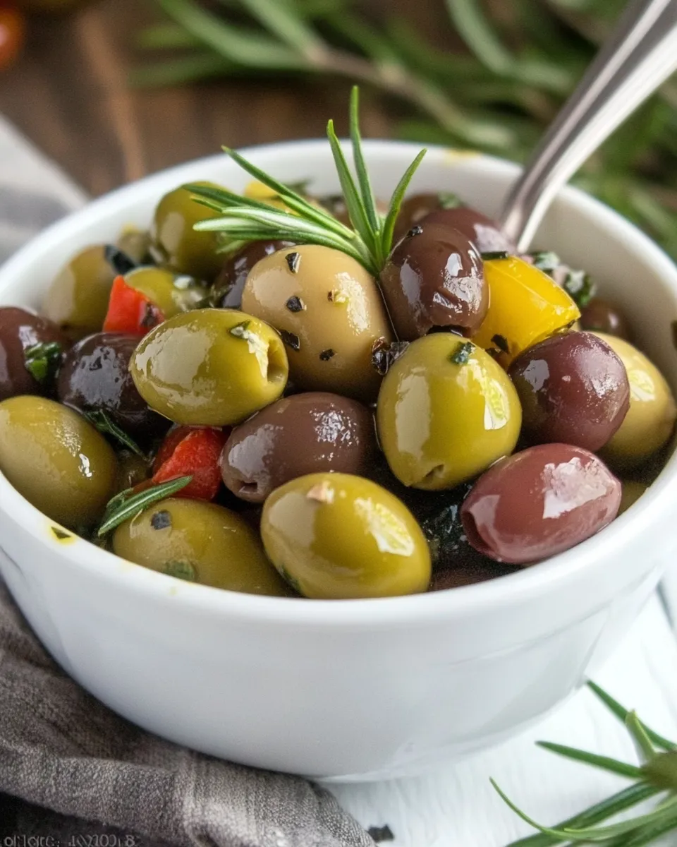 Easy Herbed Olives recipe photo