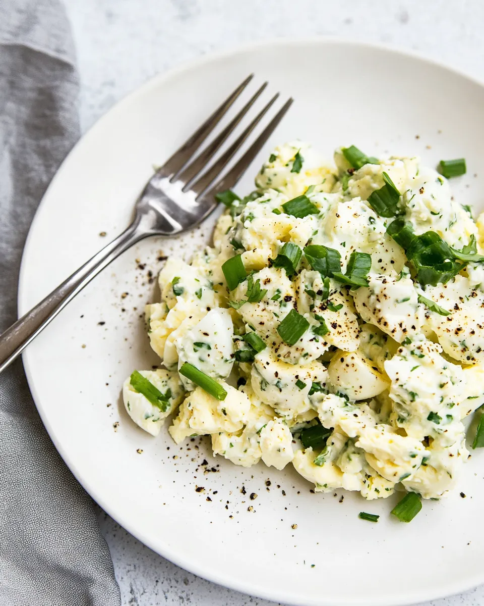 Homemade High Protein Egg Salad (Low Calorie, Lower Fat) photo