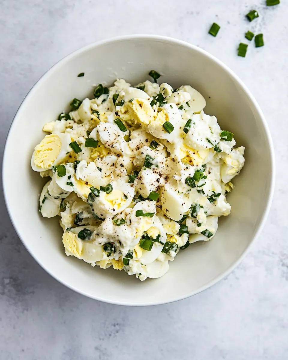 Classic High Protein Egg Salad (Low Calorie, Lower Fat) image