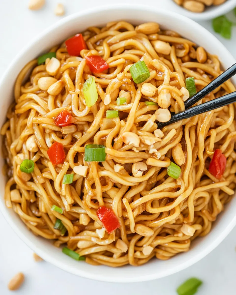 Quick Hoisin Peanut Noodles (15 Minute!) dish photo