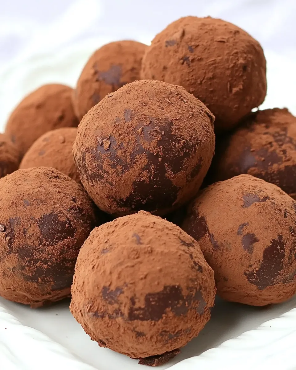 Amazing Homemade Bittersweet Chocolate Truffles picture