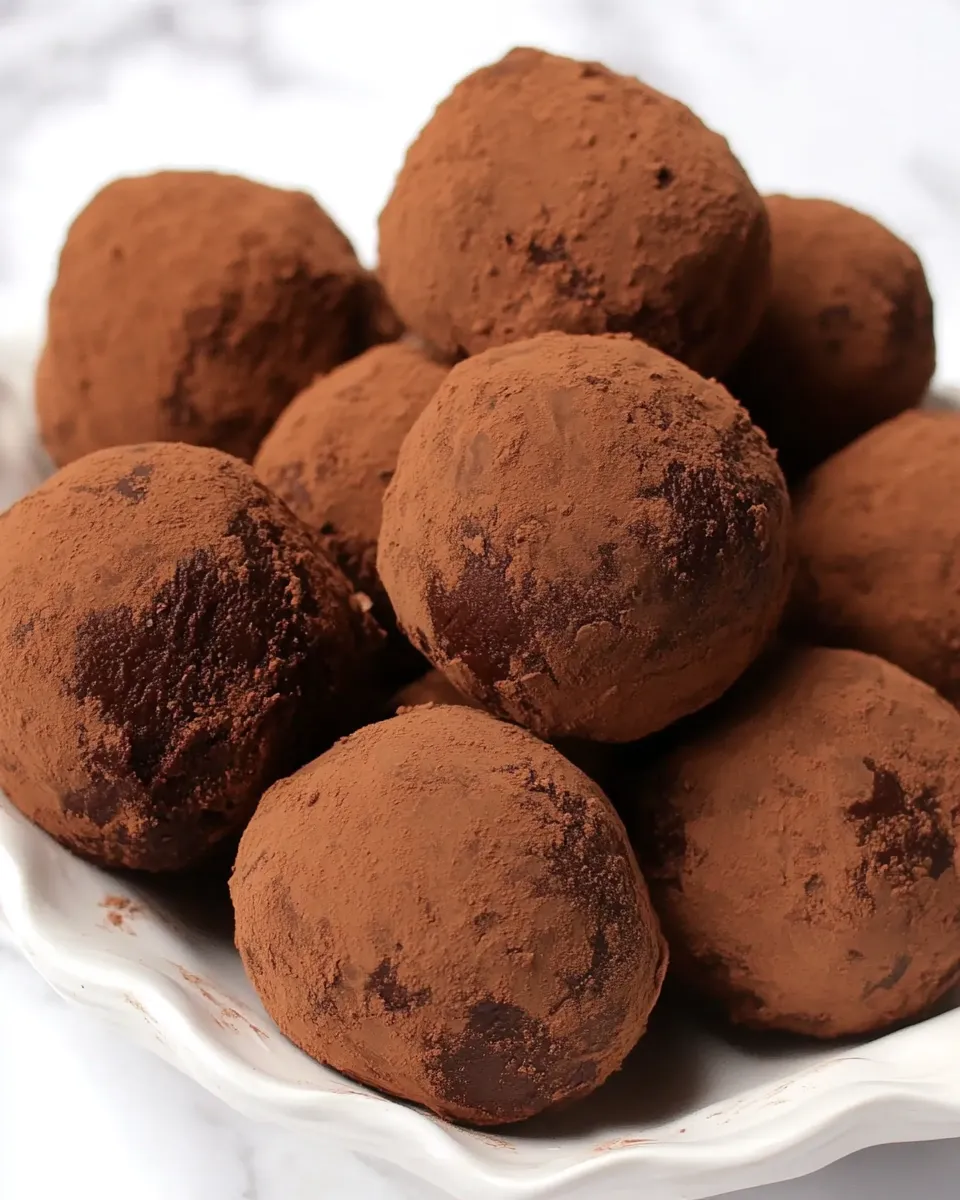Perfect Homemade Bittersweet Chocolate Truffles photo