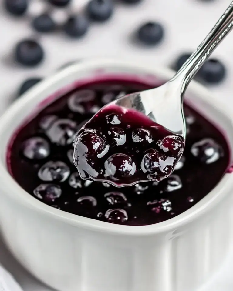 Easy Homemade Blueberry Sauce photo