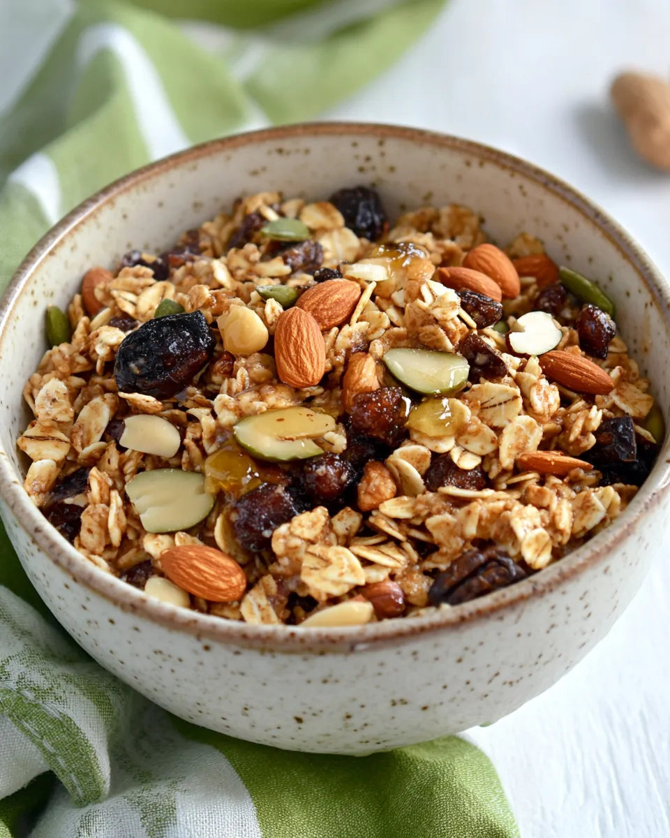 Classic Homemade Breakfast Cereal with Nuts and Honey recipe photo