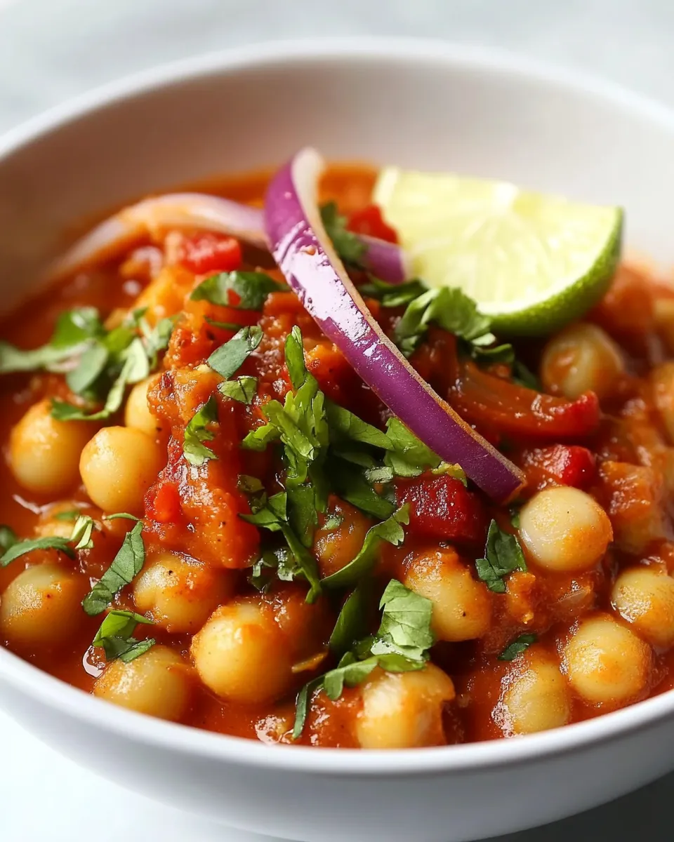 Perfect Homemade Chana Masala shot