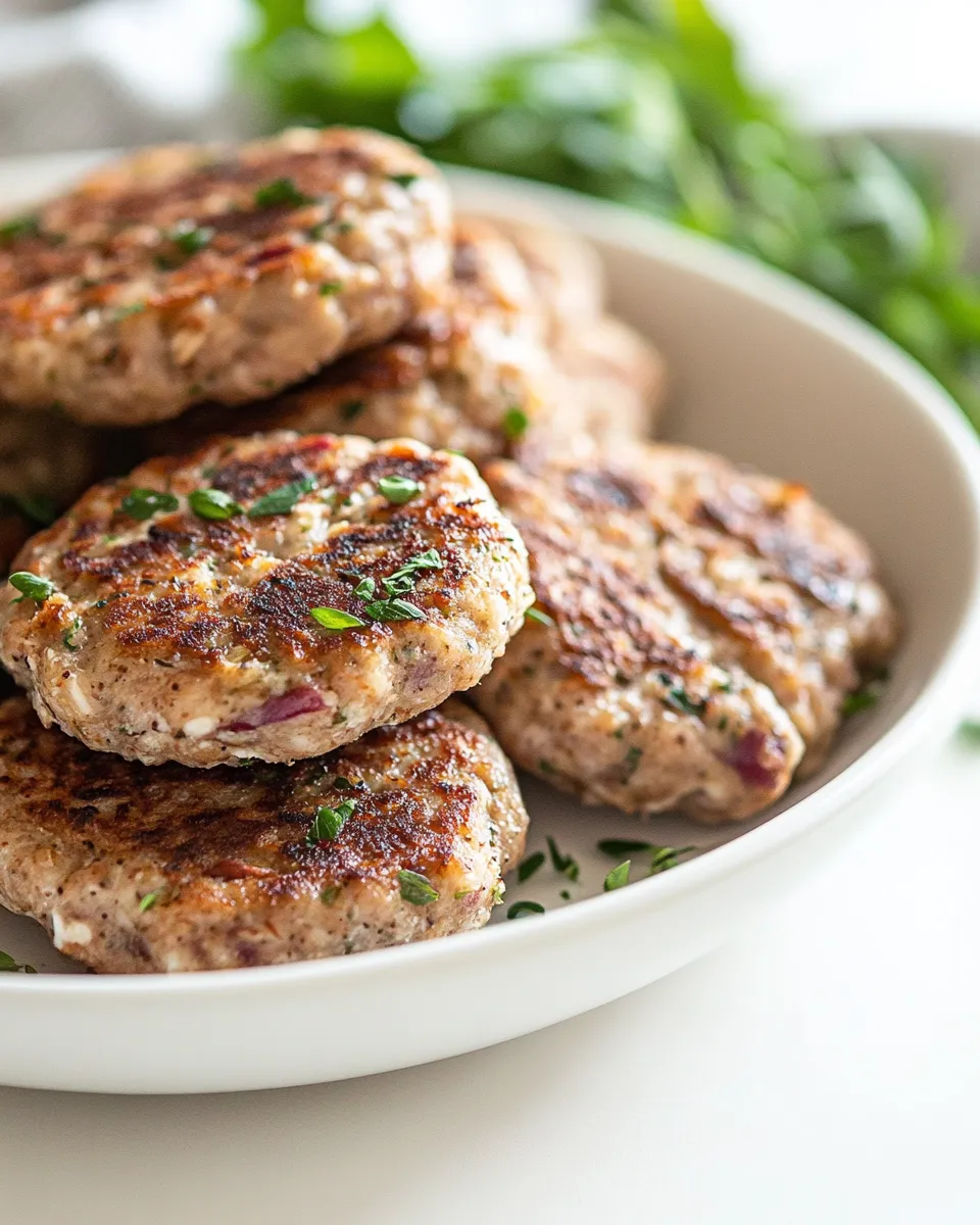 Easy Homemade Chicken Sausage Patties recipe photo