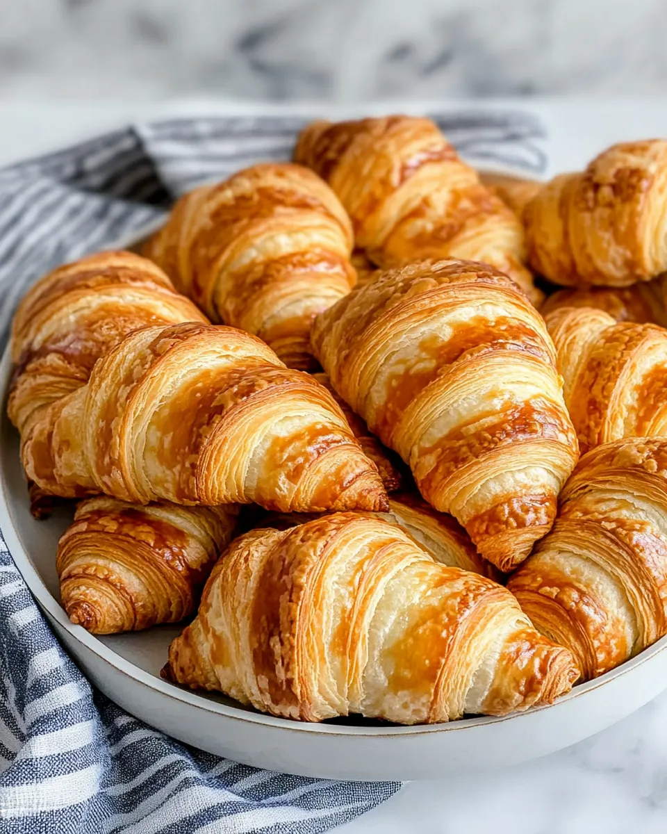 Classic Homemade Croissants recipe photo