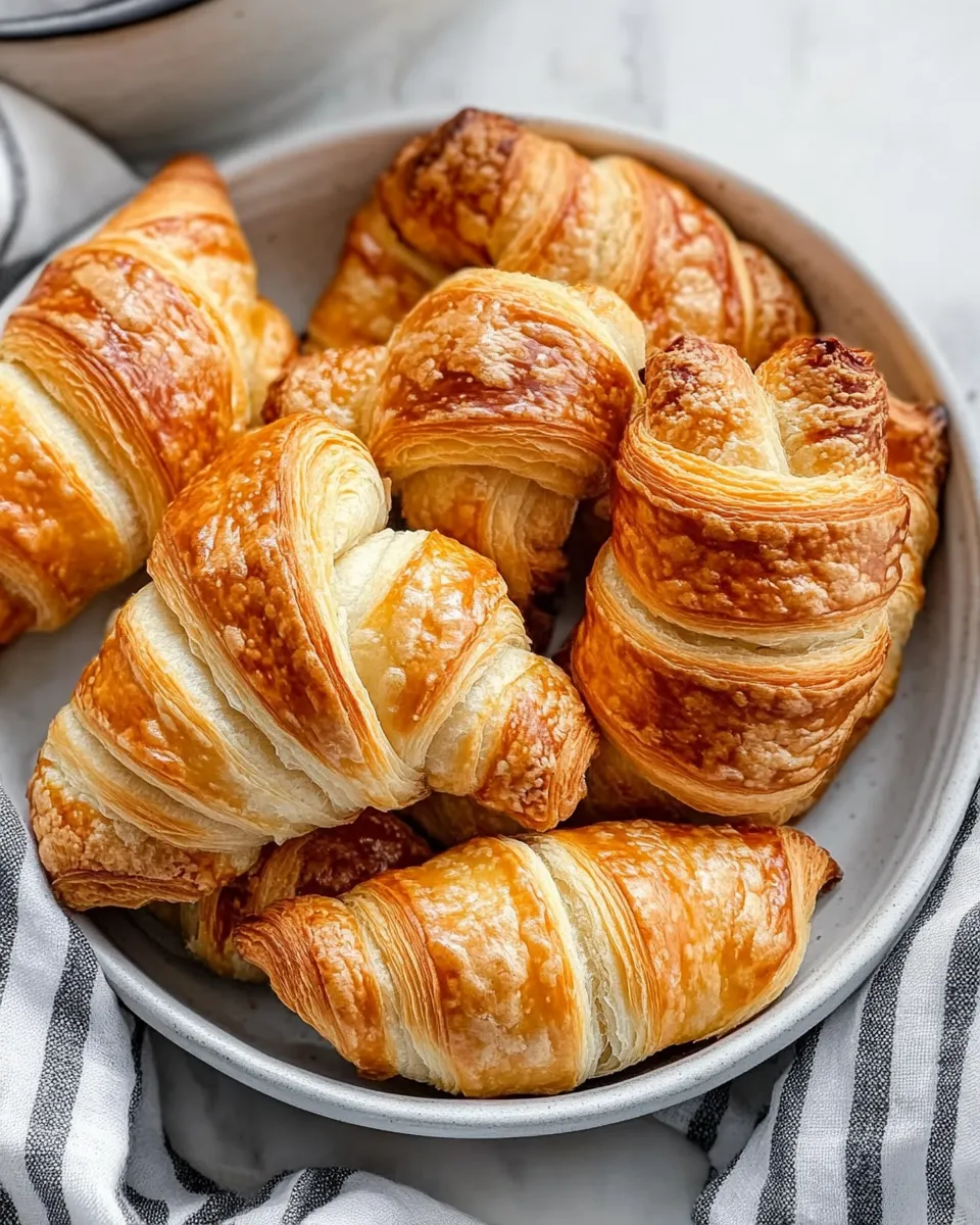 Perfect Homemade Croissants dish photo
