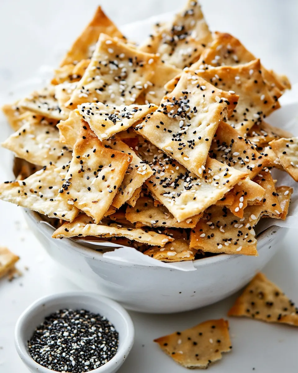 Delicious Homemade Everything Crackers image