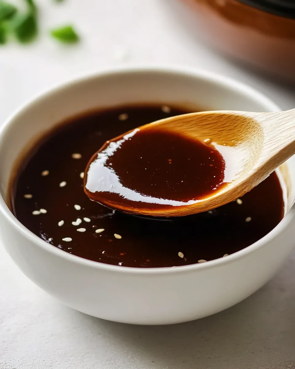 Quick Homemade Hoisin Sauce food shot